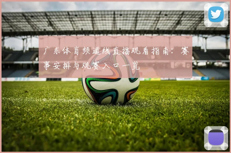 广东体育频道线直播观看指南:赛事安排与观赛入口一览